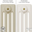 CI-RC-CREAM-008 - Richmond Cream 4 Column Victorian Cast Iron Radiator H460mm x W338mm CI-RC-CREAM-008 - Richmond Cream 4 Column Victorian Cast Iron Radiator H460mm x W338mm